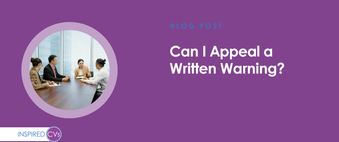 Can I Appeal a Written Warning